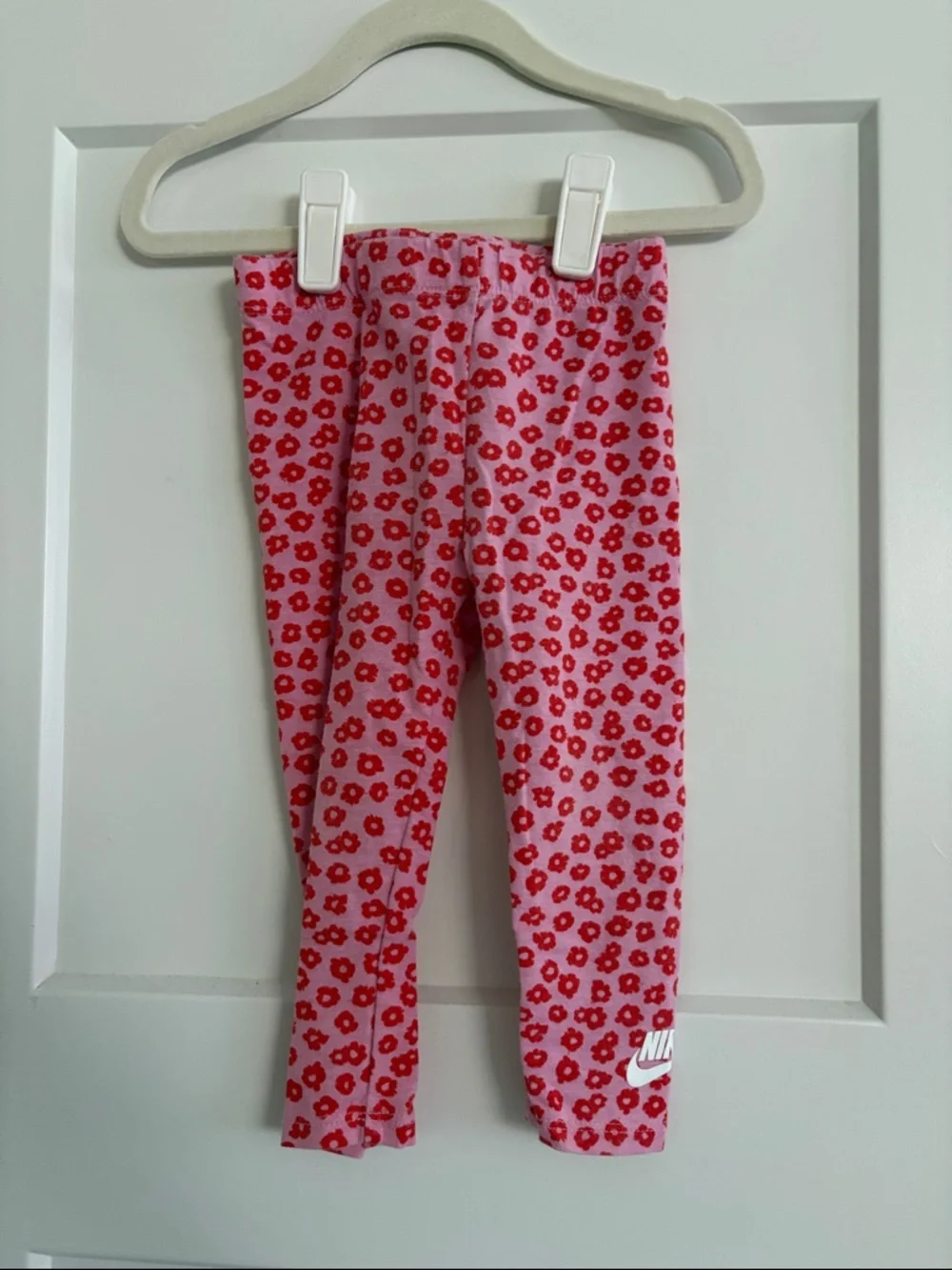 Nike Pink Floral Logo Baby Shirt and Legging Matching Set 18 Month - Picture 6 of 7
